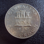 Гибралтар 1 крона 1967 год.