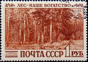 СССР 1960 год . Международный конгресс по охране лесов . Сиэтл (США) . (4) 