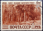  СССР 1960 год . Международный конгресс по охране лесов . Сиэтл (США) . (6) 