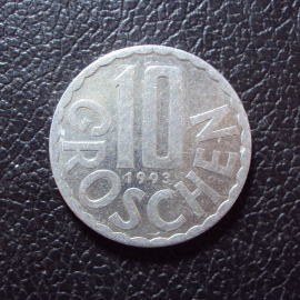 Австрия 10 грошей 1993 год.