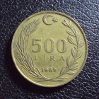 Турция 500 лир 1989 год.