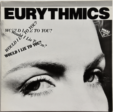 Eurythmics "Would I Lie To You?" 1985 Maxi Single
