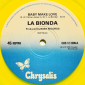 La Bionda "Baby Make Love" 1979 Maxi Single Yellow - вид 3