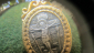 Серебряный в позолоте нательный образок , пробы 925 с головой ИЛБА  - вид 5