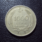 Турция 1000 лир 1991 год.