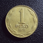 Чили 1 песо 1978 год.