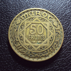 Марокко Французский 50 франков 1371 (1952) год.