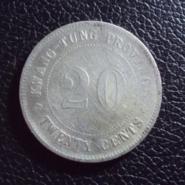 Китай Квантунг 20 центов 1920 год.