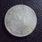 Китай Квантунг 20 центов 1920 год.