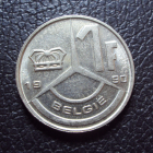 Бельгия 1 франк 1990 год belgie.