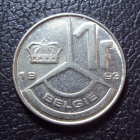 Бельгия 1 франк 1993 год belgie.