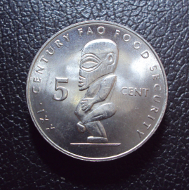 Острова Кука 5 центов 2000 год ФАО.