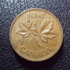 Канада 1 цент 1968 год.