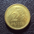 Польша 2 гроша 2014 год.
