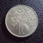 Ямайка 10 центов 1987 год.