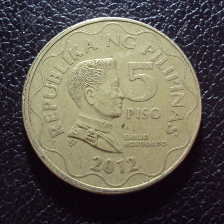 Филиппины 5 писо 2012 год.