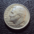 США 10 центов 1 дайм 1986 p год.