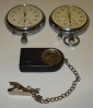 Часы брелок будильник Луч + 2 секундомера. СССР - вид 3