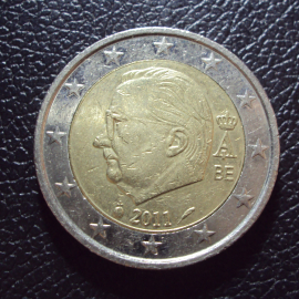Бельгия 2 евро 2011 год.