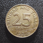 Тринидад и Тобаго 25 центов 1972 год.