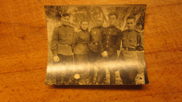 военное фото СМЕРШ "Полит отд. 273 дивизии в Польше " 1941-45 год 