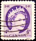 Канада 1954 год . Королева Елизавета II . (8)