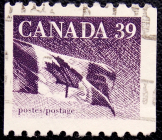 Канада 1990 год . Канадский флаг
