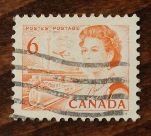 Канада 1968 Транспорт Елизавета II Sc#459 Used