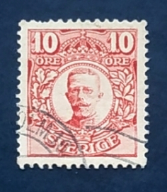 Швеция 1910 король Густав V Sc# 80 Used