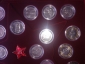 Набор 70 лет Победы во флокированном планшете 21 монета в капсулах _224_ - вид 3