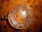Старинный РУССКИЙ СТЕКЛЯННЫЙ ПОДСТАКАННИК №1 со стаканом,МАЛЬЦЕВ, клеймо от М.Ф. 1905 г. на 10 лет  - вид 4