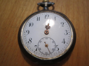 Часы карманные серебро Швейцария до 1917 года
