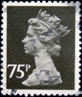 Великобритания 1988 год . Королева Елизавета II .