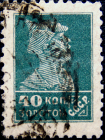 СССР 1924 год . Стандартный выпуск . 040 коп . (052) Каталог 1250 руб.