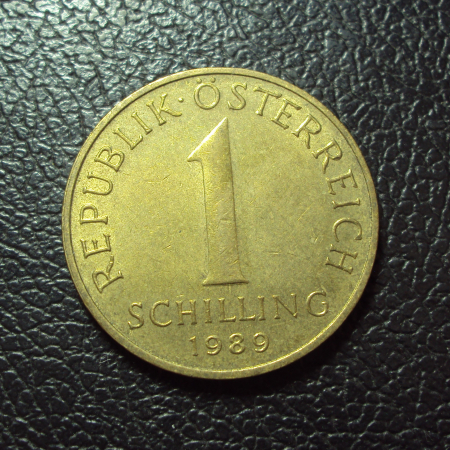 Австрия 1 шиллинг 1989 год.