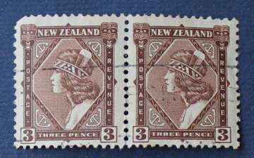 Новая Зеландия 1935 Маори  девушка Sc#190 Used