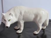 Полярный волк ,авторская керамика,Вербилки