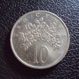 Ямайка 10 центов 1989 год.