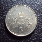 Великобритания 5 пенсов 2005 год.
