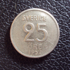 Швеция 25 эре 1952 год.