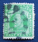 Новая Зеландия 1909 Король Эдуард VII Sc#130 Used