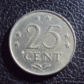 Нидерландские Антилы 25 центов 1977 год.