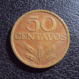 Португалия 50 сентаво 1972 год.