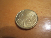 Монета 20 Евроцентов 2011 год Эстония