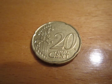 Монета 20 Евроцентов 2003 год Бельгия 