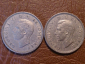 1 шиллинг 1950 года - Великобритания - 2 монеты: Английский и Шотландский герб, Доп. - вид 1