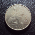 Бельгия 1 франк 1939 год belgique-belgie.