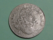 #10 Монета 6 грошей Бранденбург-Пруссия 1682 Серебро Оригинал