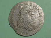 #2 Монета 6 грошей Бранденбург-Пруссия 1686 Серебро Оригинал