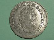 #4 Монета 6 грошей Бранденбург-Пруссия 1686 Серебро Оригинал
